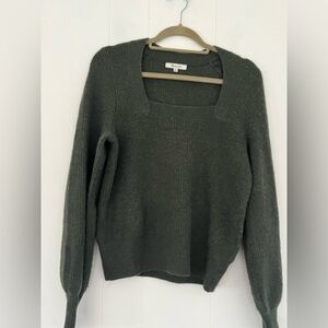 Madewell Melwood Square-Neck Pullover Sweater in Coziest Yarn Size Small